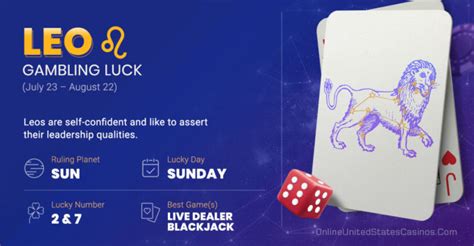 leo lucky days to gamble